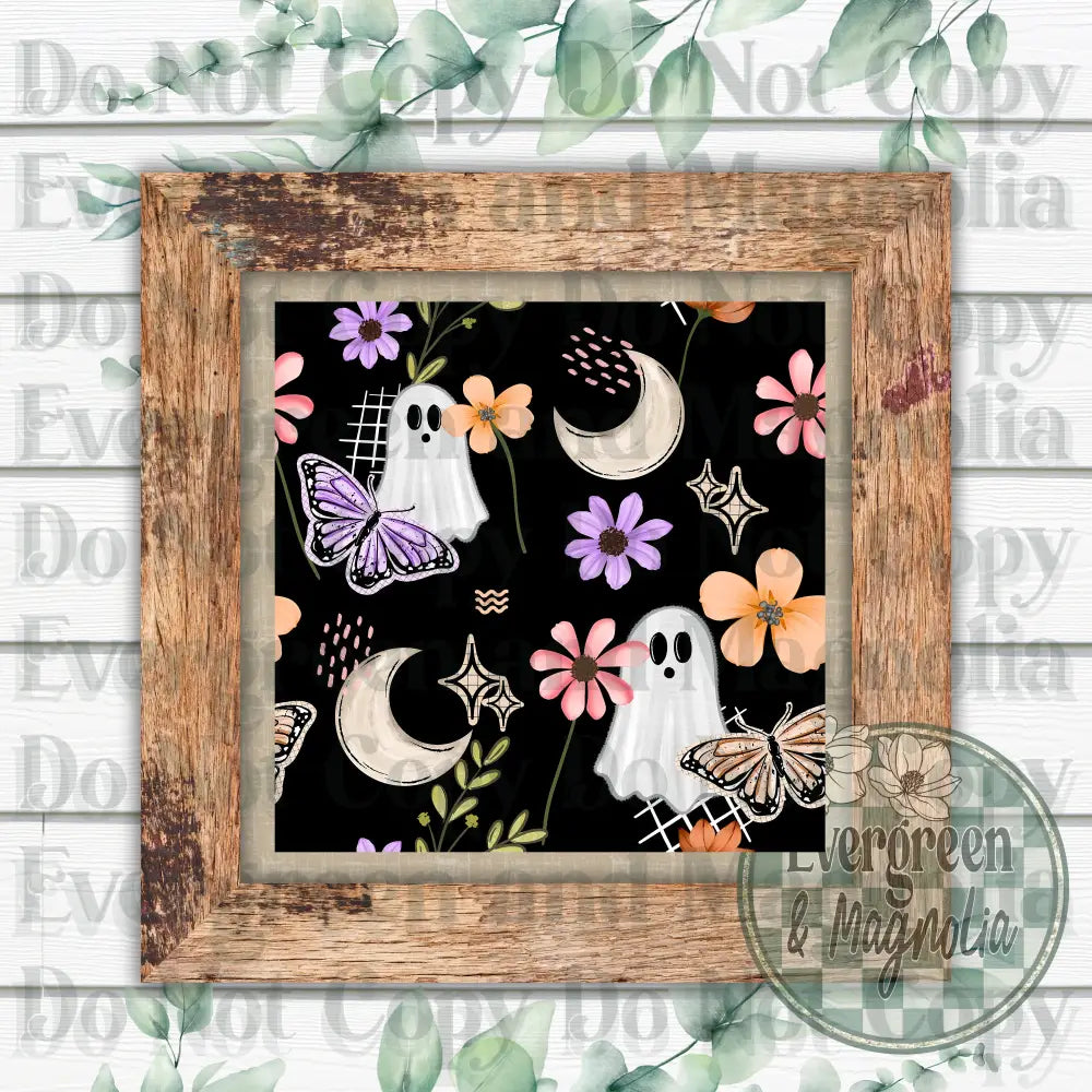 Spring floral seamless decal