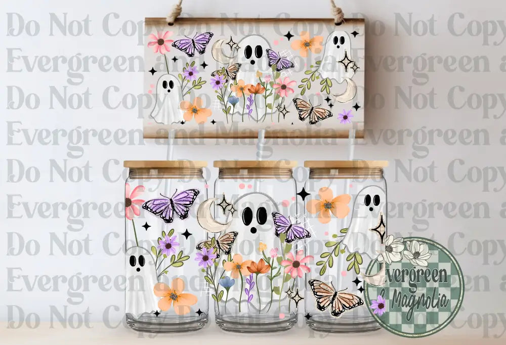 Spring floral ghost