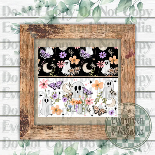 Spring floral ghost skinny