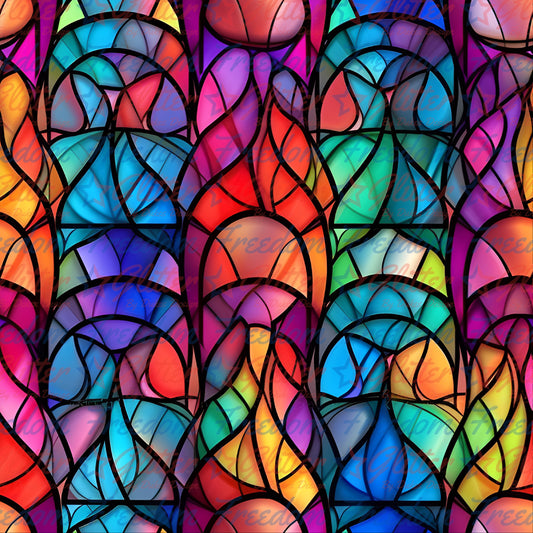 Stained Glass 2 (Printed Vinyl)