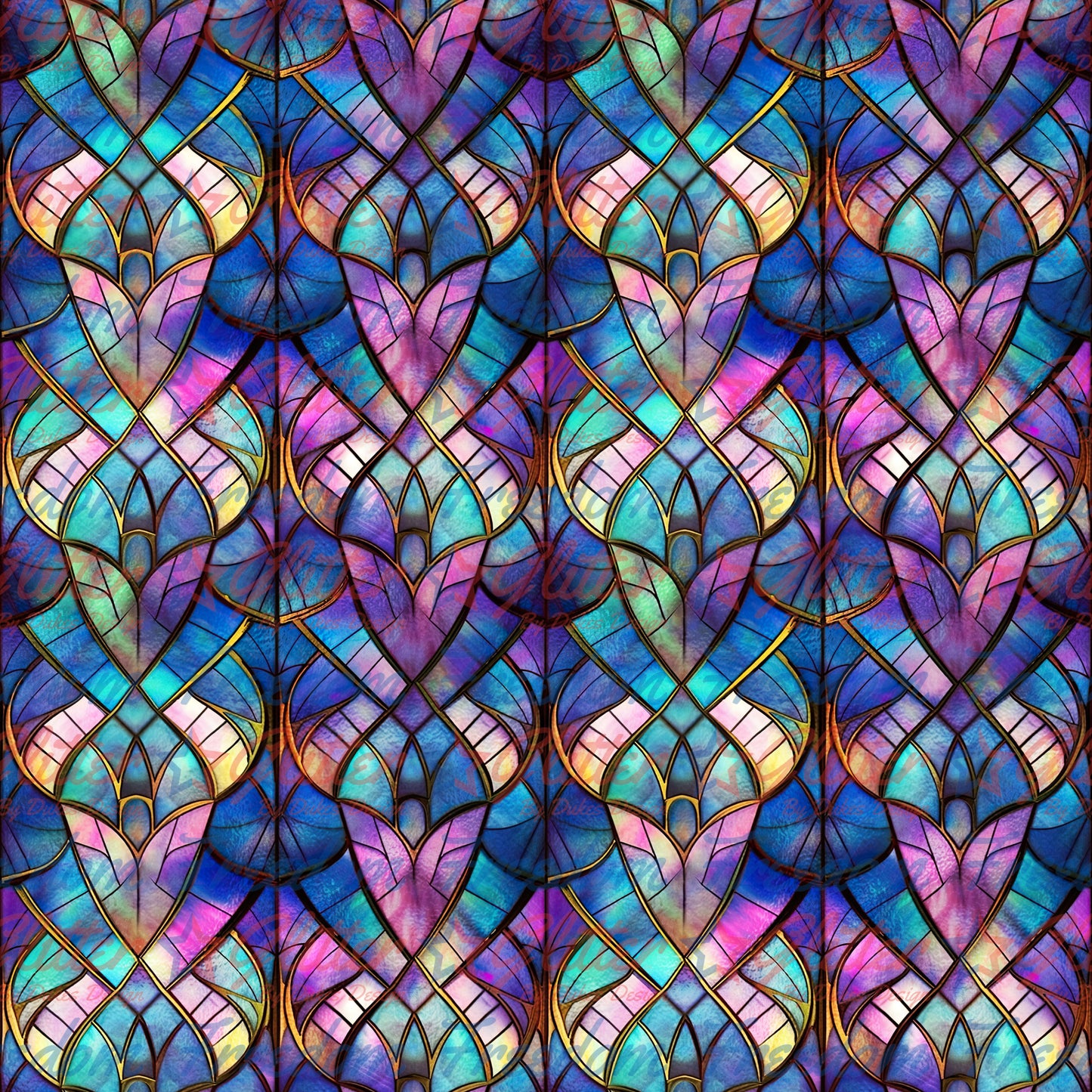 Stained Glass 8 (Printed Vinyl)