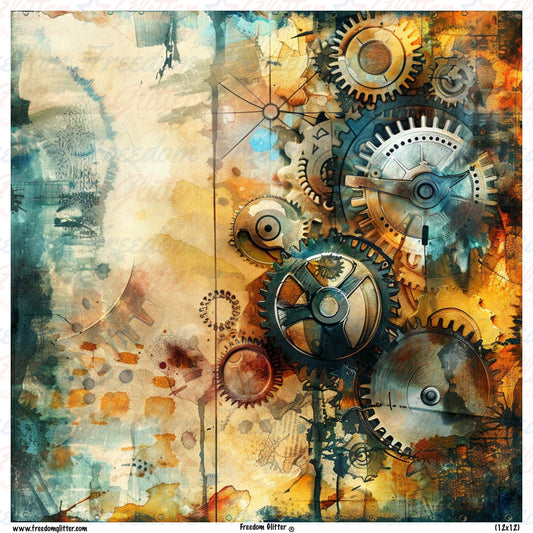Steampunk Grunge 2 (Printed Vinyl)