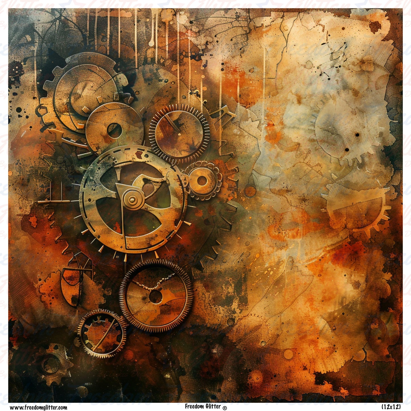 Steampunk Grunge 3 (Printed Vinyl)