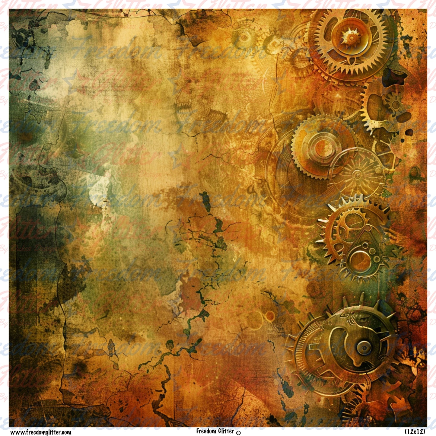 Steampunk Grunge 4 (Printed Vinyl)