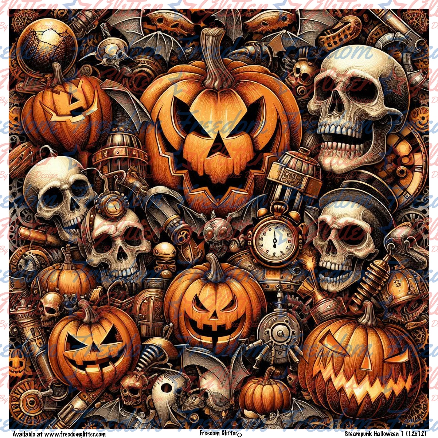 Steampunk Halloween 1 (Printed Vinyl)