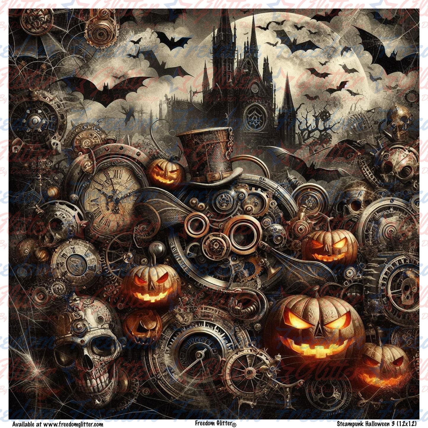 Steampunk Halloween 3 (Printed Vinyl)