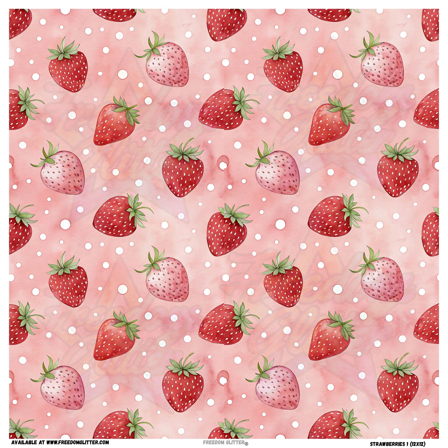 Strawberries 1 (Printed Vinyl)