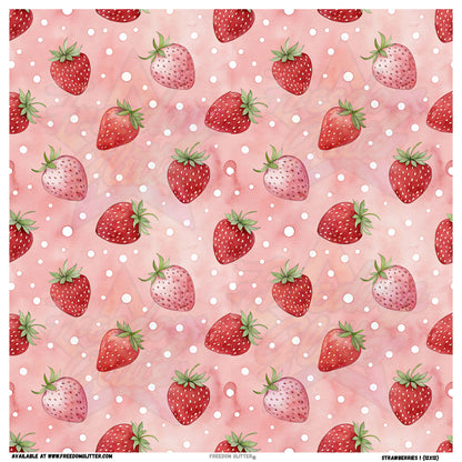 Strawberries 1 (Printed Vinyl)