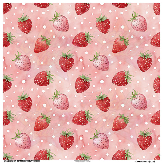 Strawberries 1 (Printed Vinyl)