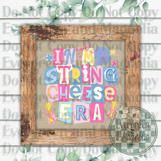 String cheese ransom letters