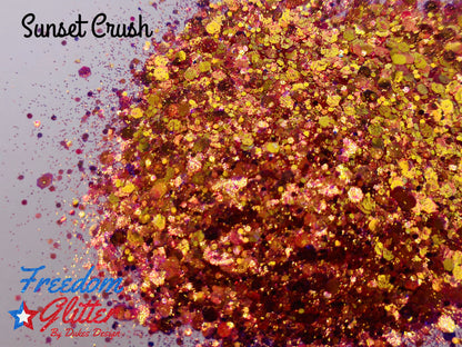 Sunset Crush (High Sparkle Iridescent Glitter)