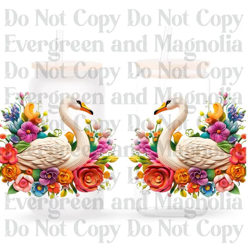 3D Swans