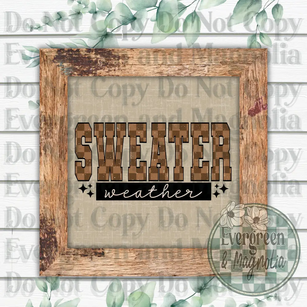 Checkered Sweather Weather