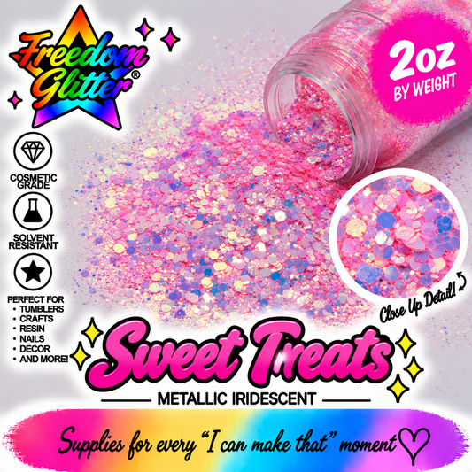 Sweet Treats (Metallic/Iridescent Glitter)