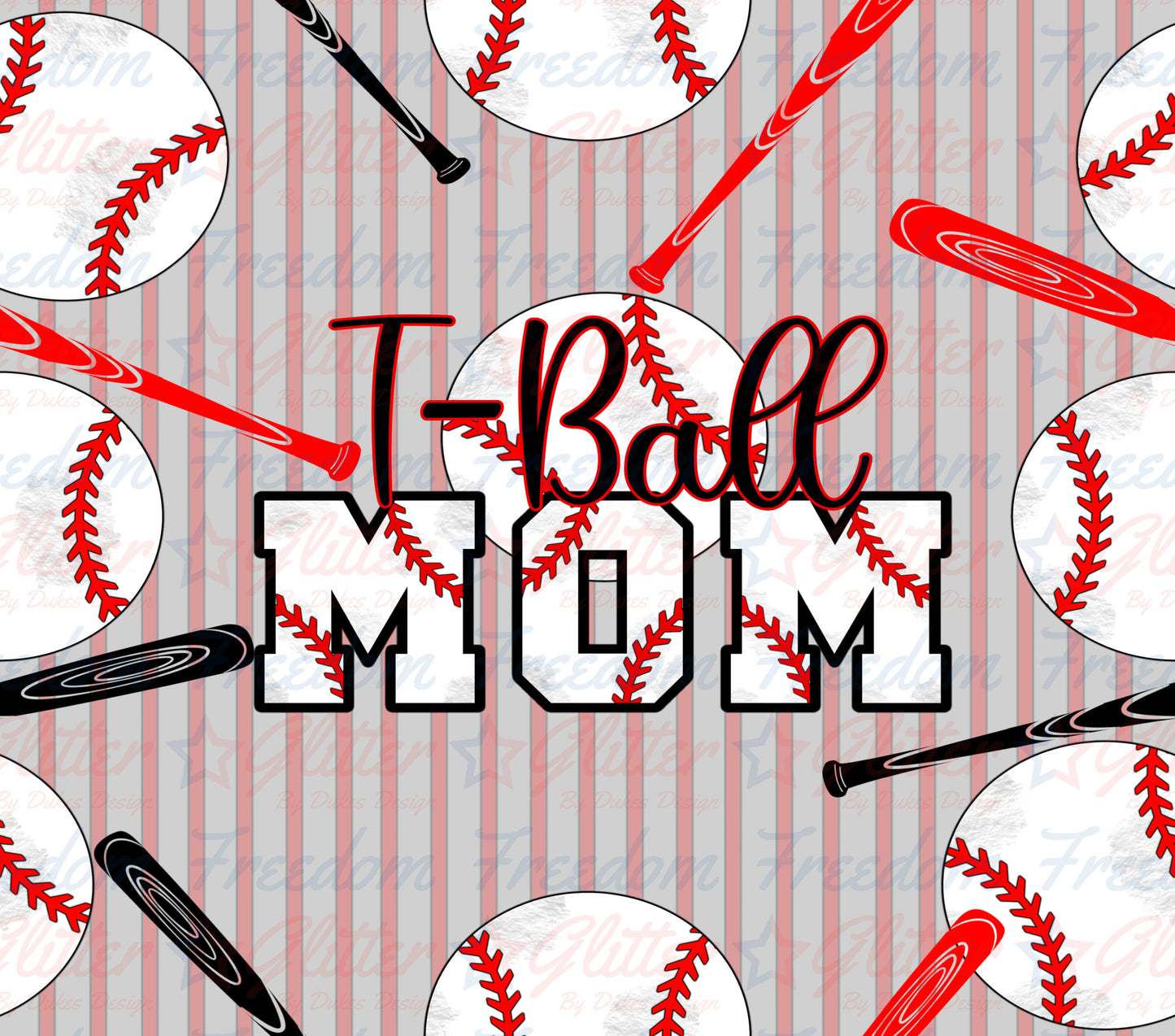 T-Ball Mom (Printed Vinyl)