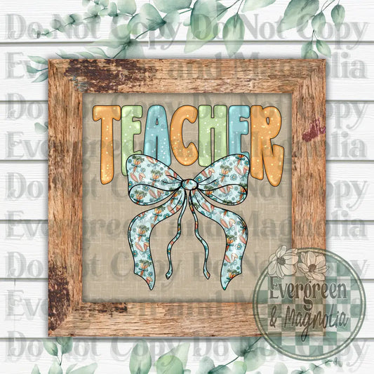 Teacher easter bow