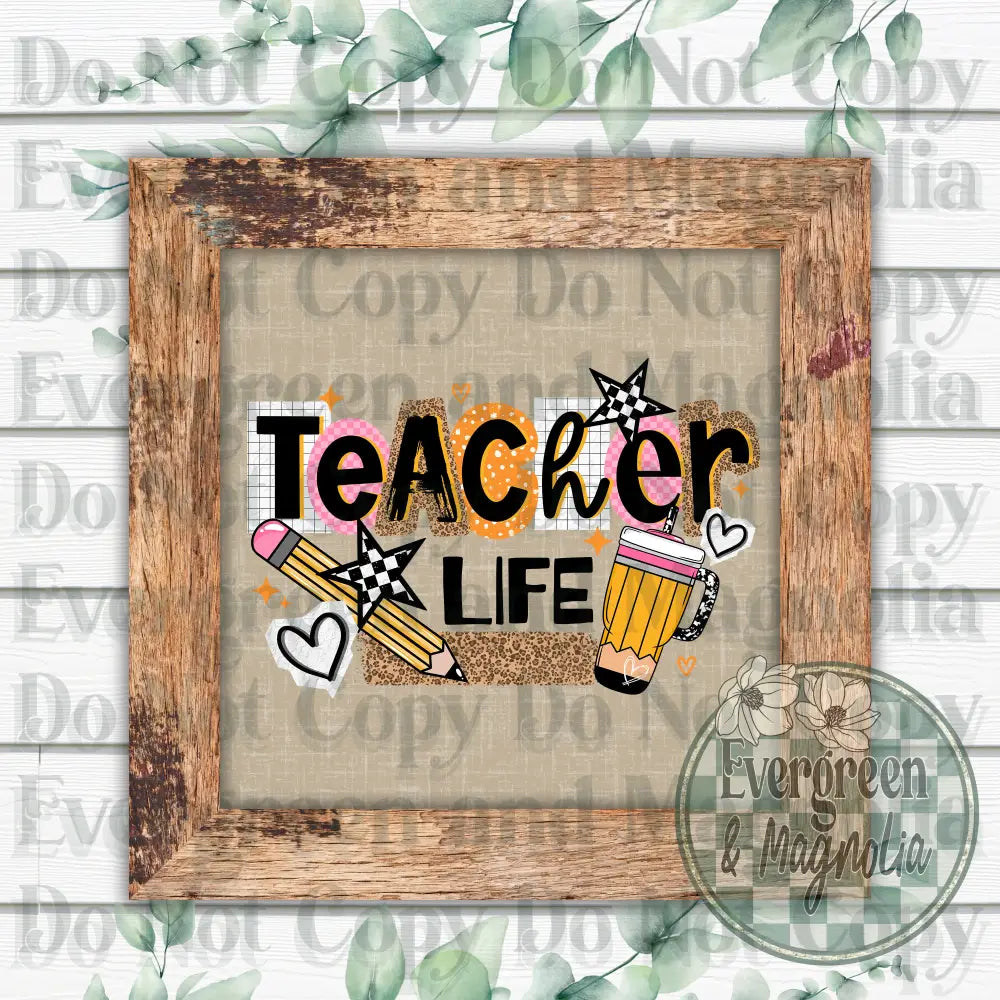 Teacher life retro