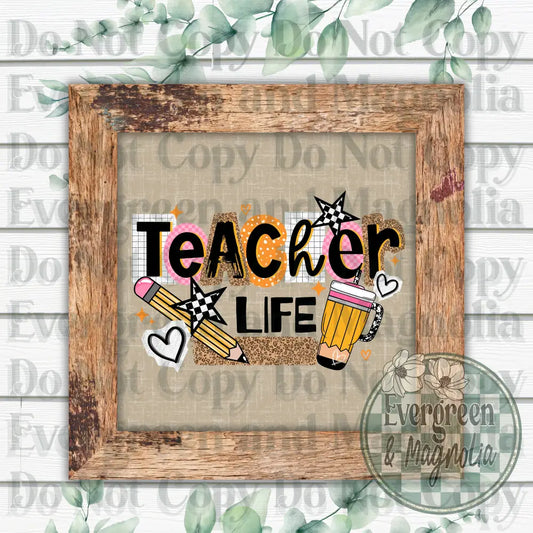 Teacher life retro