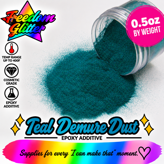 Teal Demure Dust (Epoxy Additive)