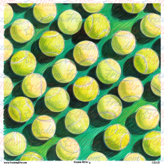 Tennis Balls 1 (Printed Vinyl)