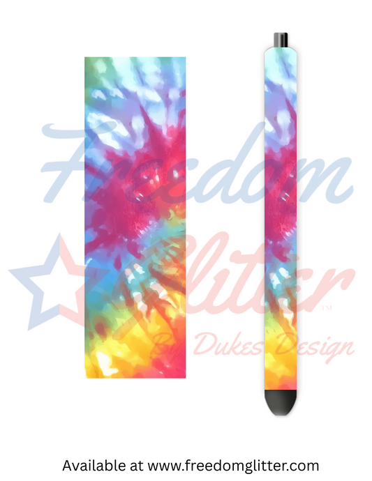 Tie Dyes 4 Pen Wrap (Vinyl)