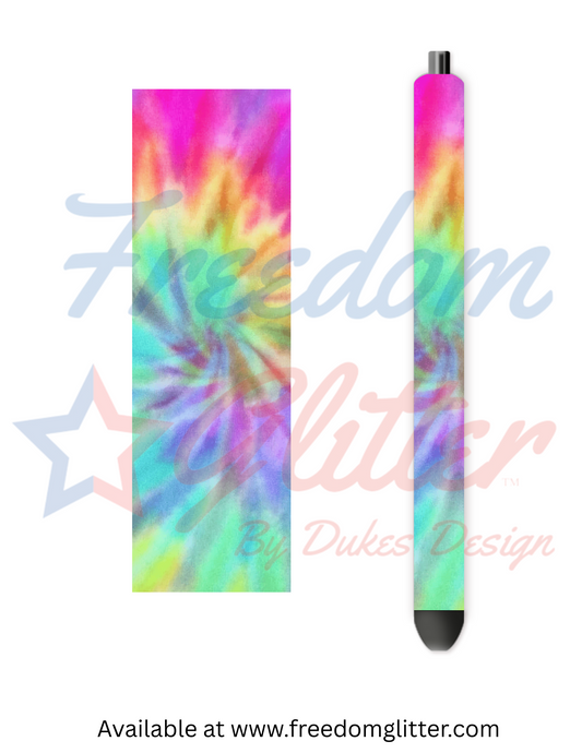 Tie Dyes 5 Pen Wrap (Vinyl)