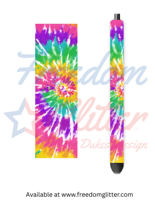Tie Dyes 1 Pen Wrap (Vinyl)