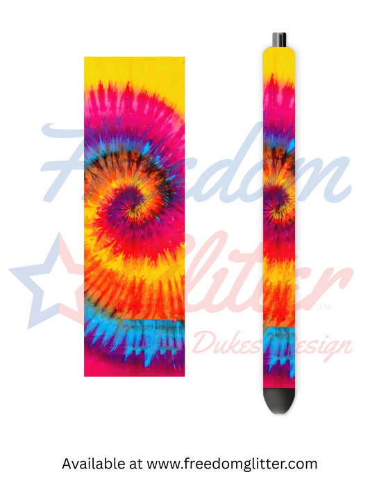 Tie Dyes 6 Pen Wrap (Vinyl)