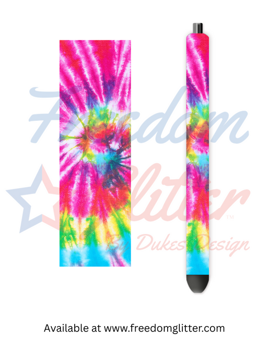 Tie Dyes 7 Pen Wrap (Vinyl)