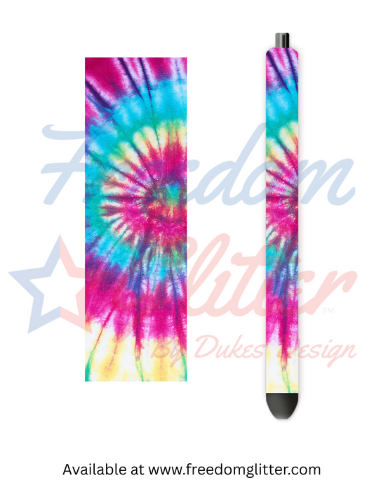 Tie Dyes 8 Pen Wrap (Vinyl)