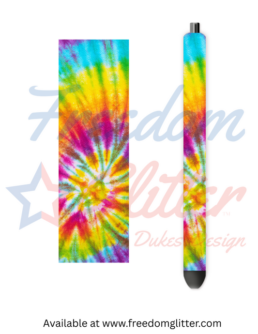 Tie Dyes 9 Pen Wrap (Vinyl)