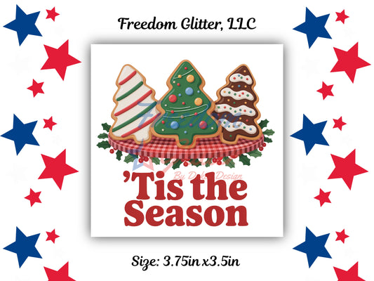 'Tis The Season Tree Trio Decal (UVDTF)