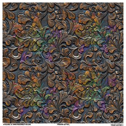 Tooled Leather 4 (Printed Vinyl)