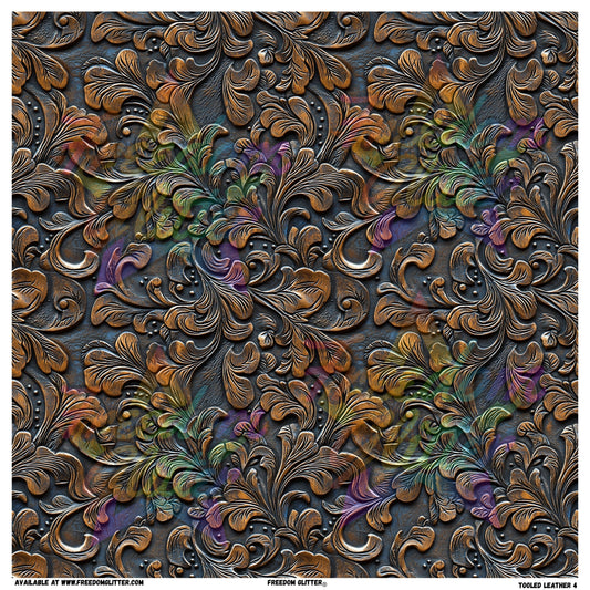 Tooled Leather 4 (Printed Vinyl)