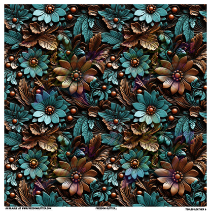 Tooled Leather 6 (Printed Vinyl)