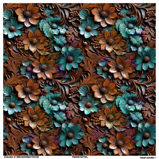 Tooled Leather 7 (Printed Vinyl)