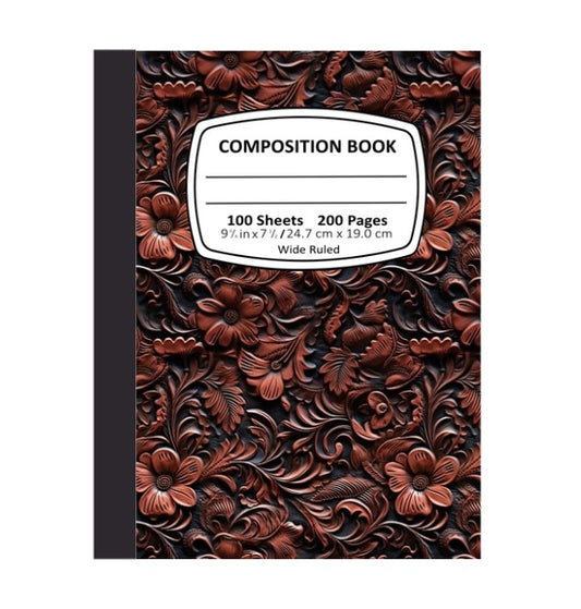 Tooled Leather 2 Notebook Cover