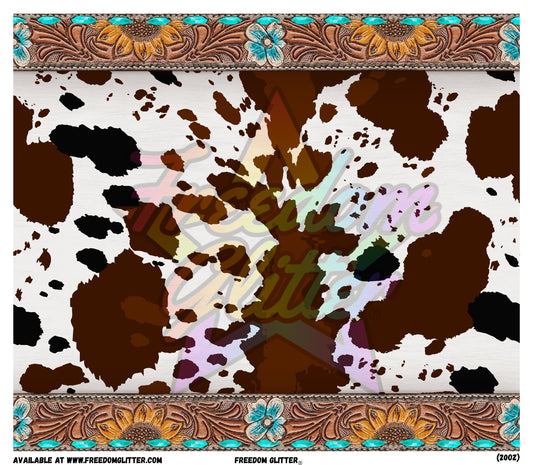 Tooled Leather & Cowhide 4 Wrap (Printed Vinyl)