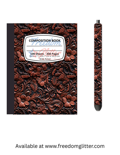 Tooled Leather 2 Notebook Cover