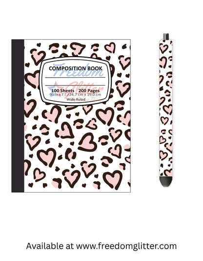Hearts Notebook Cover