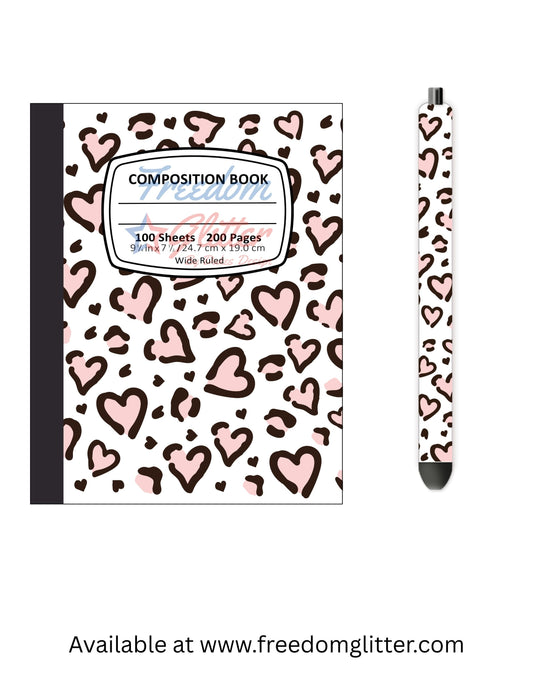Hearts Notebook Cover