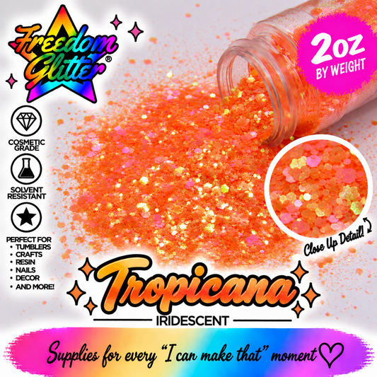Tropicana (Iridescent Glitter)