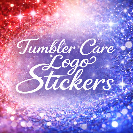 Logo Tumbler Care Stickers