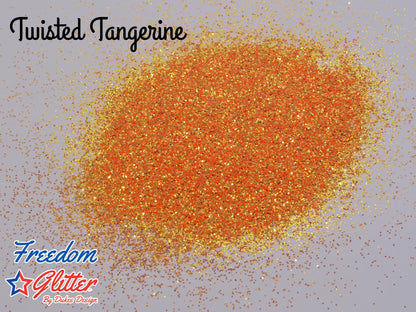 Twisted Tangerine (Metallic/Iridescent Glitter)