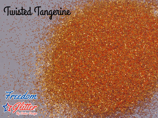 Twisted Tangerine (Metallic/Iridescent Glitter)