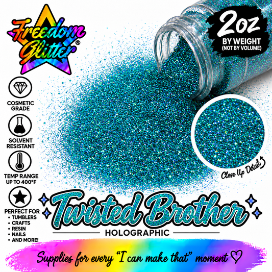 Twisted Brother (Holographic Glitter)