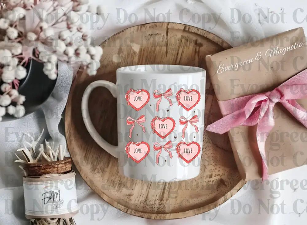 Val heart & bow