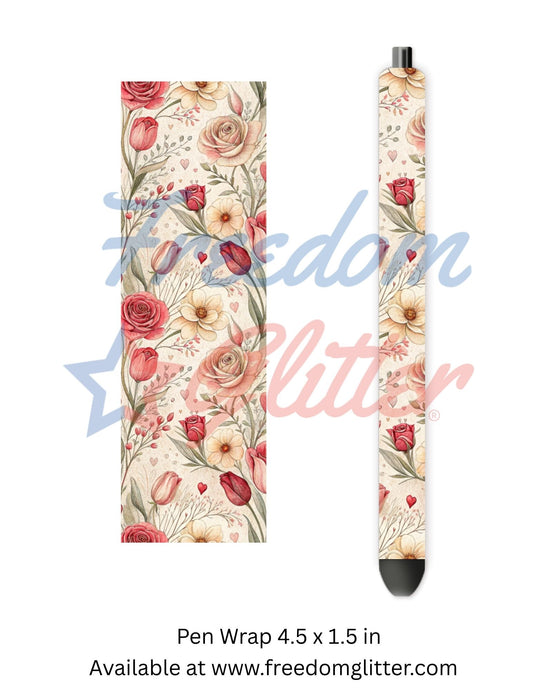 Vintage Roses 2 (Printed Vinyl)