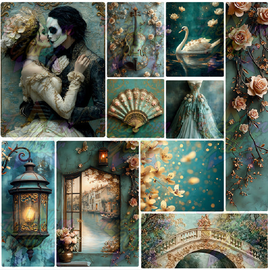 Vintage Teal 1 (Printed Vinyl)