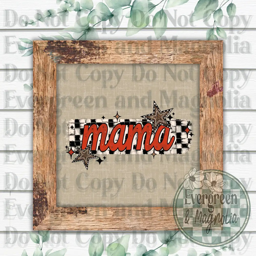 Vintage mama (red)